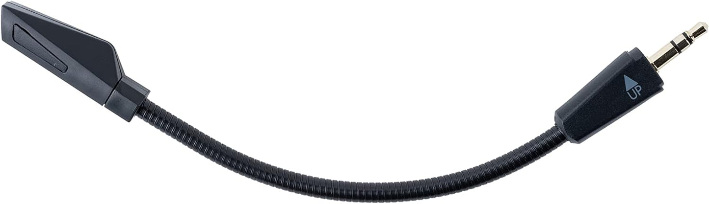 Cosmic Byte Oberon 7.1 RGB Gaming-Headset mit zwei Eingängen – USB und 3,5-mm-Klinkenstecker, abnehmbarem Mikrofon und um 90° drehbaren Ohrmuscheln (schwarz)