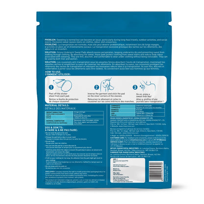 Sirona Einweg-Achselpads, Antitranspirant Absorbent Geruch Blocker Pads Achsel Kleid Shields, kämpft Hyperhidrose