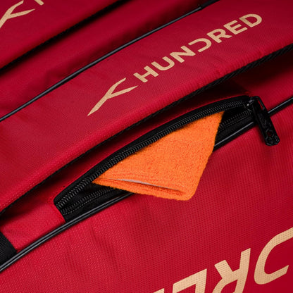Hundred Cosmogear Badminton Set Bag |Double Zipper | Front Zipper Pocket