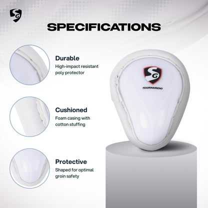 SG Tournament Abdominal Cricket Pad | Ultimativer Komfort | Hochwertiges Material | Weiches Gefühl | Hervorragende Schock-Absorption