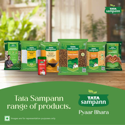 Tata Sampann Kala Chana (schwarze Kichererbsen) 1 kg | Ungeschälte Desi-Kichererbsen | Eiweißreiche Hülsenfrüchte | Reich an Ballaststoffen und Eisen | Ideal für Currys, Salate und gesunde Rezepte