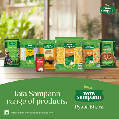 Tata Sampann Moong Dal (gelbe Kichererbsen, gespalten) 1 kg | Ungeschälte indische Linsen | Reich an Eiweiß und leicht verdaulich | Ideal für Suppen, Dal, Khichdi und gesunde Mahlzeiten