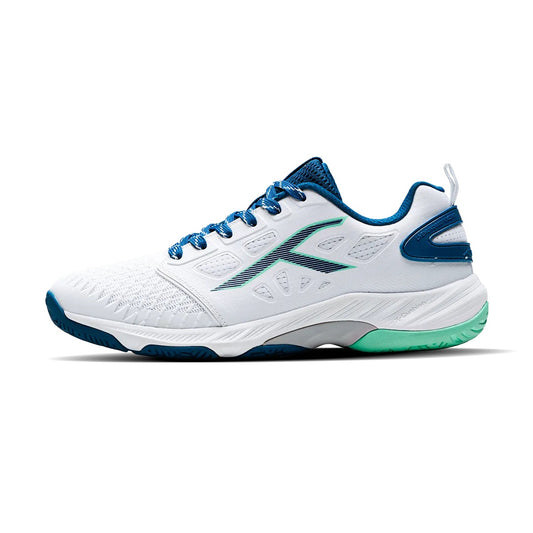 Hundred HYPERCOURT Badmintonschuh (Weiß/Blau)