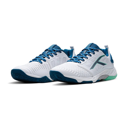 Hundred HYPERCOURT Badmintonschuh (Weiß/Blau)