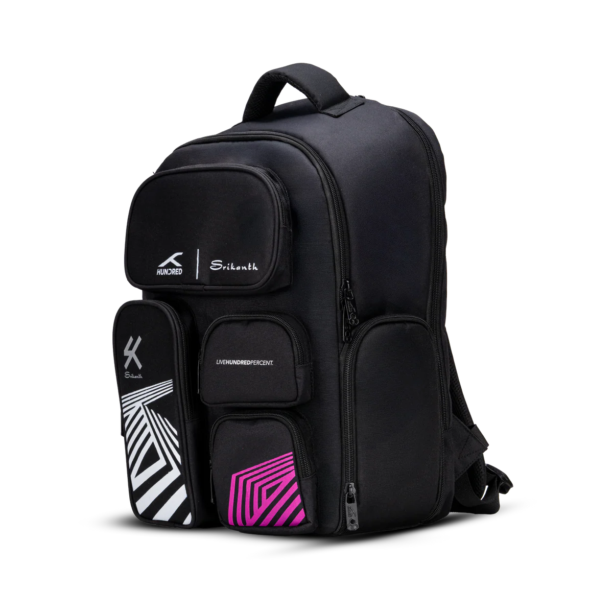Hundred Nexus Rucksack | Geräumige und strapazierfähige Tasche mit zahlreichen Fächern | Gepolsterter Trageriemen | Ideal für Sport, Studium, Schule und Reisen | Unisex-Design