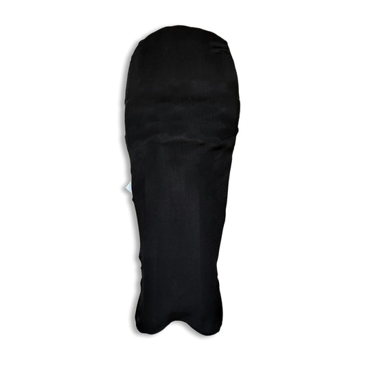 Endless Cricket Pad/Beinschutz, dehnbarer Bezug, Einheitsgröße, einfach anzubringen – Schwarz (1 Paar)