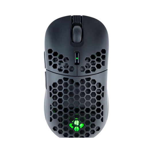 Cosmic Byte Kilonova 3370IC PRO X-Light kabellose Gaming-Maus, 71 Gramm leicht, Pixart 3370 Sensor, DIY-Hot-Swap-fähige Schalter, 0,8 mm PTFE-Füße (schwarz)