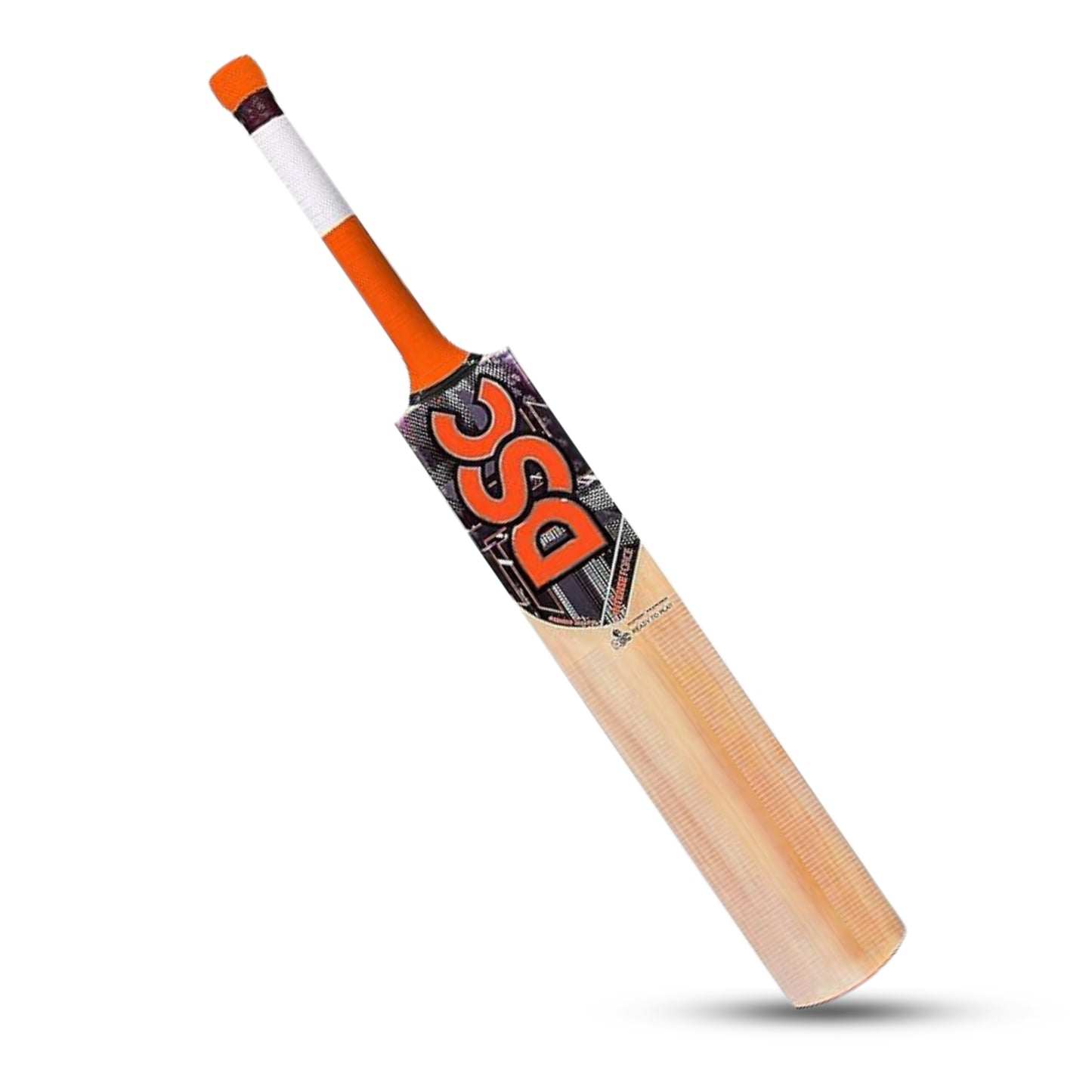 DSC Intense Force Kashmir Willow Cricket Bat | Color: Multicolor | Size - Harrow | Ready to play | Lightweight | Free cover | For professional players | Thick edges | Pronounced arch. Improved shot