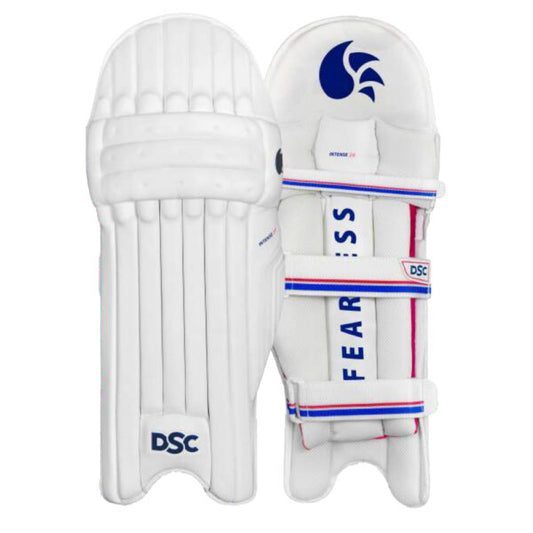 DSC Intense Rage Cricket Batting Legguard | Für Männer & Jungen | Material: PVC | Riemen mit gepolsterter Schnalle | Mit Stoff gefütterte Bolster