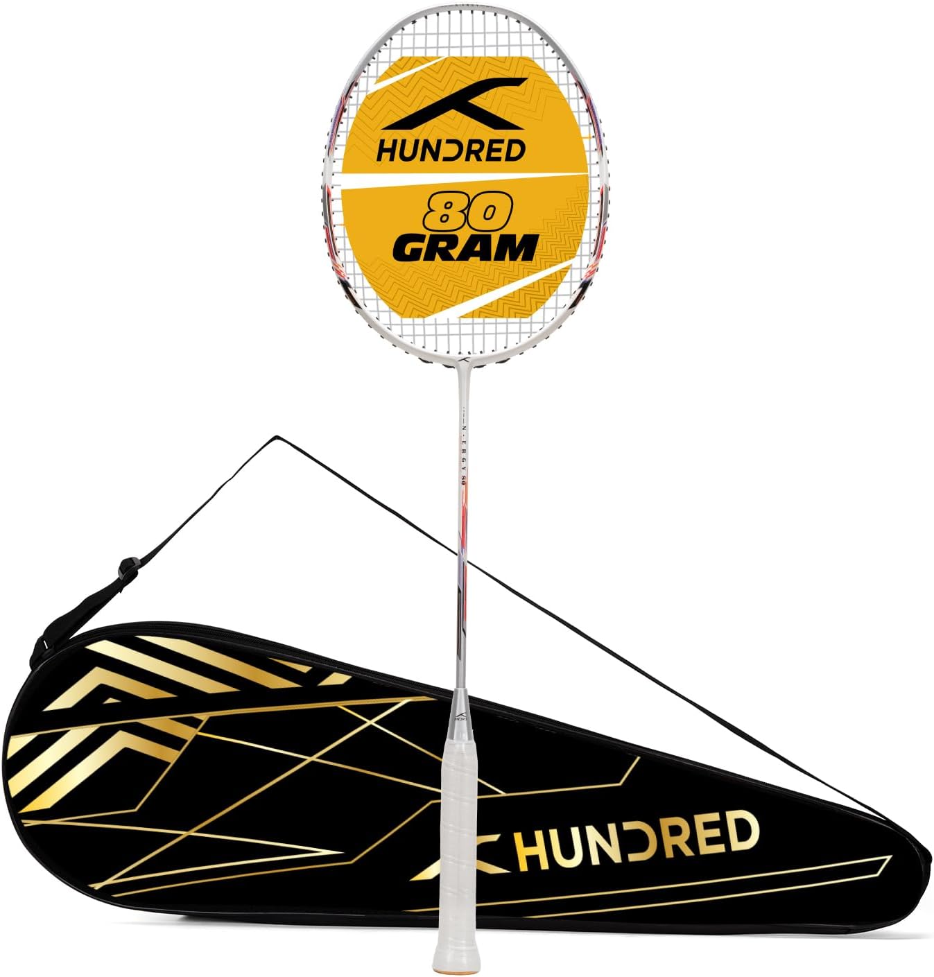 Hundred N-ERGY 80-Strung badminton racket