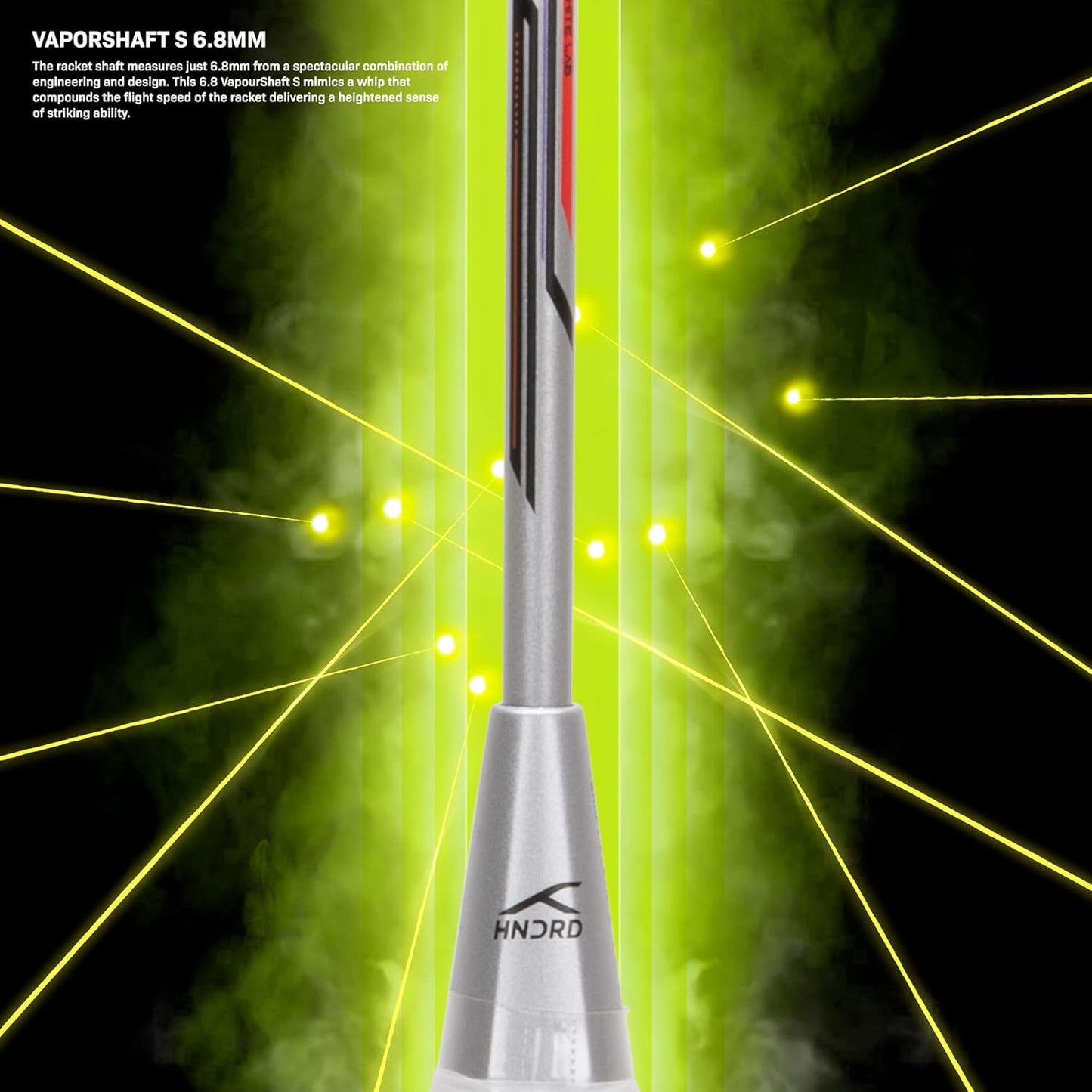 Hundred N-ERGY 80-Strung badminton racket