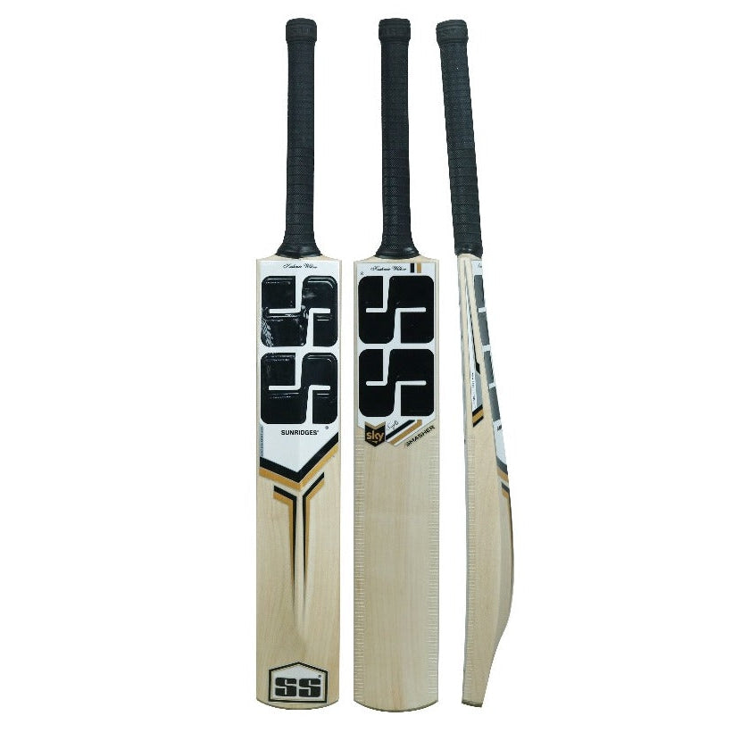 SS SKY Smasher Kashmir Willow Cricket Bat | Farbe: Braun | Material: Kashmir Willow Wood | Leichtgewicht | Für fortgeschrittene Spieler
