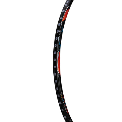 Hundred BATTLE 1000 (4U) SCHWARZ Badmintonschläger, Profi, 84 Gramm, kopflastig, Griff-G6, Material-m40x² Carbonfaser