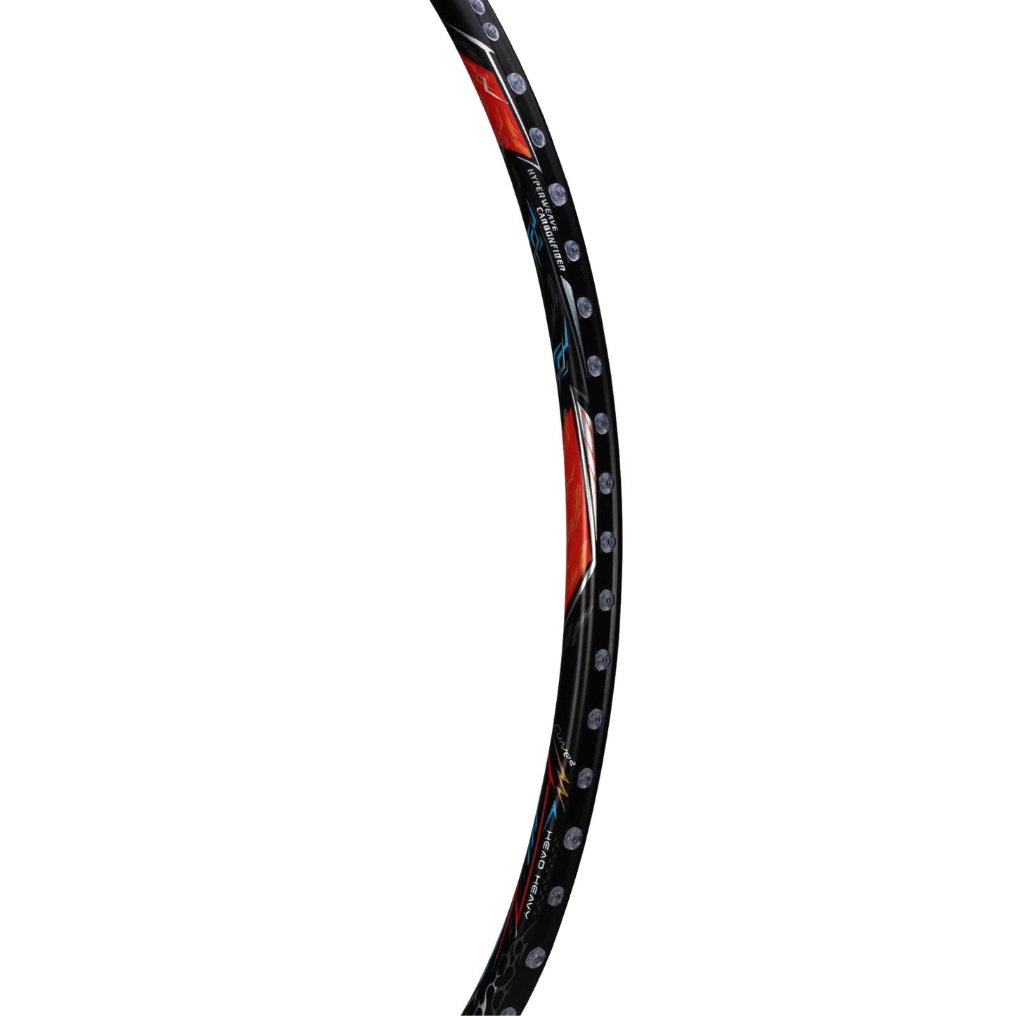 Hundred BATTLE 1000 (4U) SCHWARZ Badmintonschläger, Profi, 84 Gramm, kopflastig, Griff-G6, Material-m40x² Carbonfaser