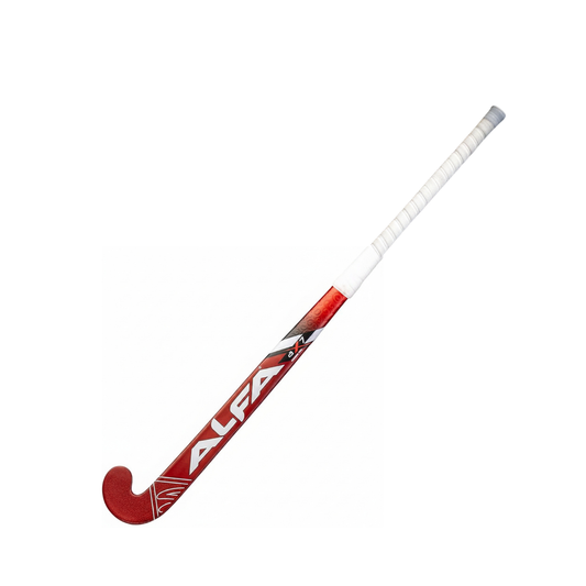 A L F A Unisex-Adult AX7 Hockey Stick, Rot, 36.5 Inches