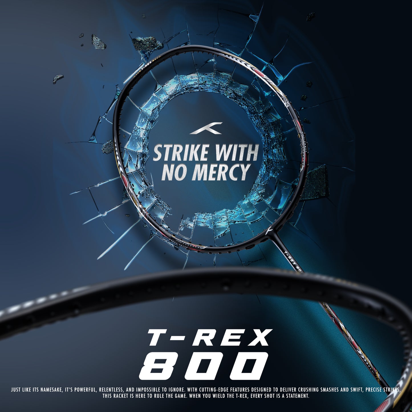 Hundred Power Slim Shaft Badmintonschläger mit Vaporshaft-Technologie – 7,0 mm flexibler Schaft | Nano PowerHead mit Curve2-Rahmen für Geschwindigkeit, Kontrolle und kraftvolle Smashes