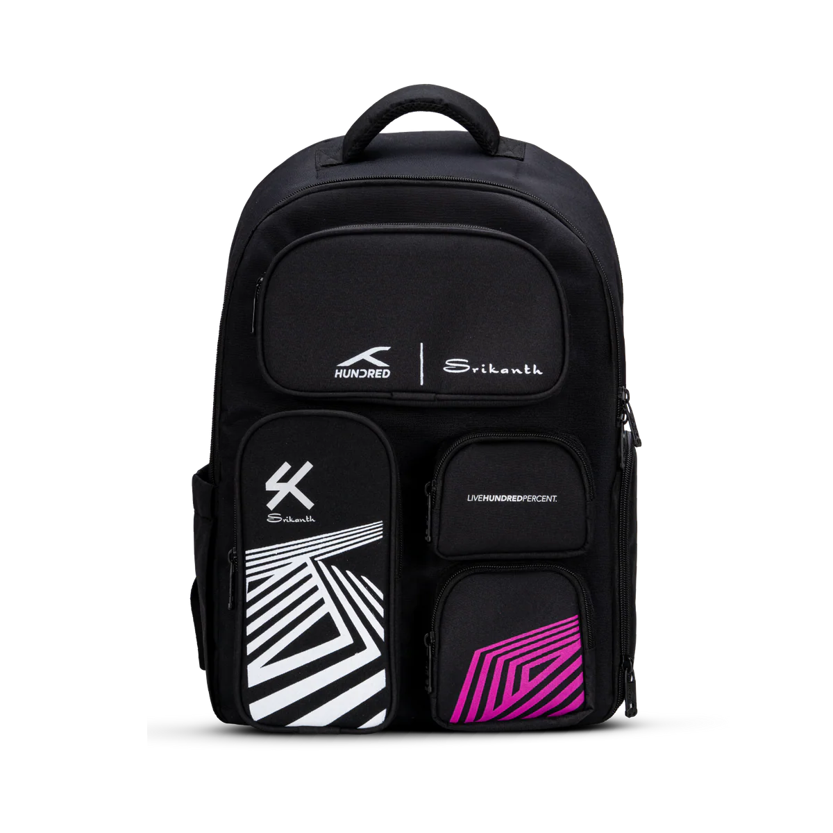 Hundred Nexus Rucksack | Geräumige und strapazierfähige Tasche mit zahlreichen Fächern | Gepolsterter Trageriemen | Ideal für Sport, Studium, Schule und Reisen | Unisex-Design