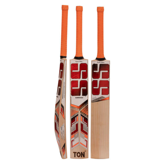 SS Tiger English Willow Cricket Bat | Farbe: Multicolor | Größe: 4 | Für Männer & Jungen | Material: Holz | Luftgetrocknete Weide | Neueste Form mit massivem Konkav | Professioneller Cricketschläger