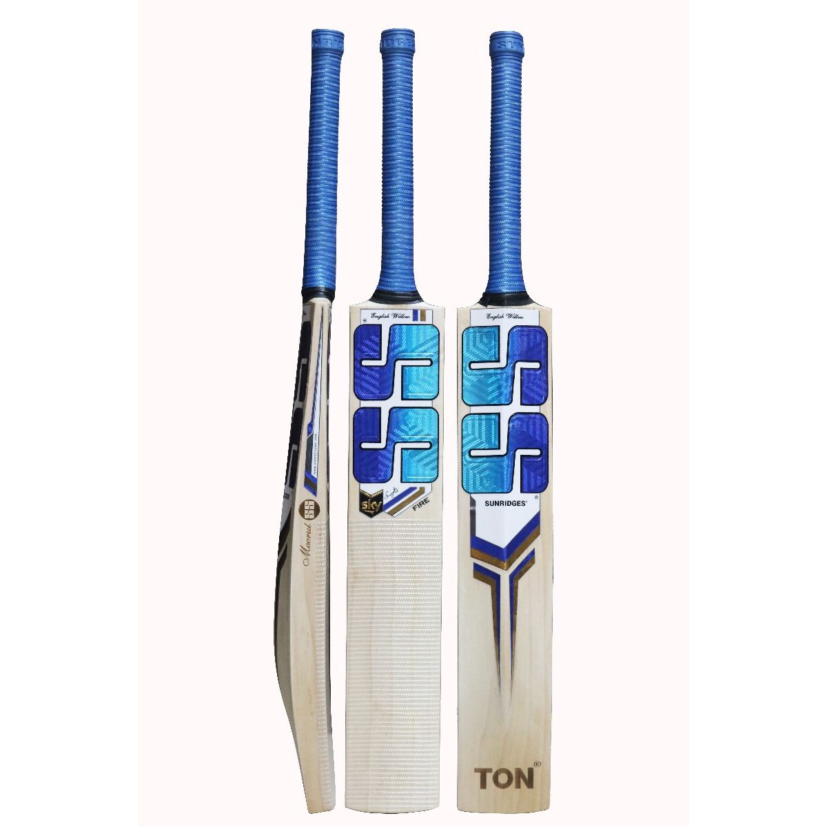 SS SKY Royal Kashmir Willow Cricketschläger | Farbe: Braun | Größe: Short Handle | Material: Kashmir Willow Wood | Leichtgewicht | Für fortgeschrittene Spieler