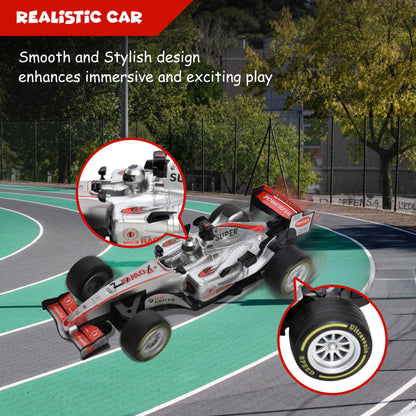 FUNFY F1 Racing Car in 1:12 Scale | 4WD RC | Black | Plastic | Exciting and realistic racing experience for children