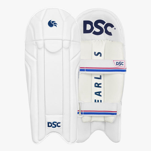 DSC Intense Speed Cricket Wicket Keeping Legguard | Color: Multicolor | Material: PU, foam | Difficulty level: Professionals | Breathable | Mesh instep | High-density foam | Lightly padded