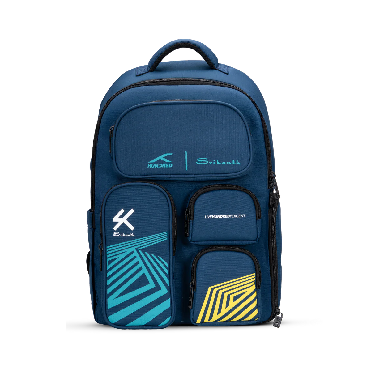 Hundred Nexus Rucksack | Geräumige und strapazierfähige Tasche mit zahlreichen Fächern | Gepolsterter Trageriemen | Ideal für Sport, Studium, Schule und Reisen | Unisex-Design