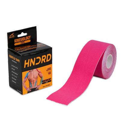 HUNDRED Kinesiologie-Tape Größe: 5 Meter | Unisex | Material: Baumwolle/Elastan | Linderung von Muskelkater und Schmerzen | Steigerung der Leistungsfähigkeit, Durchblutung und Körperwahrnehmung | Vorbeugung zukünftiger Verletzungen