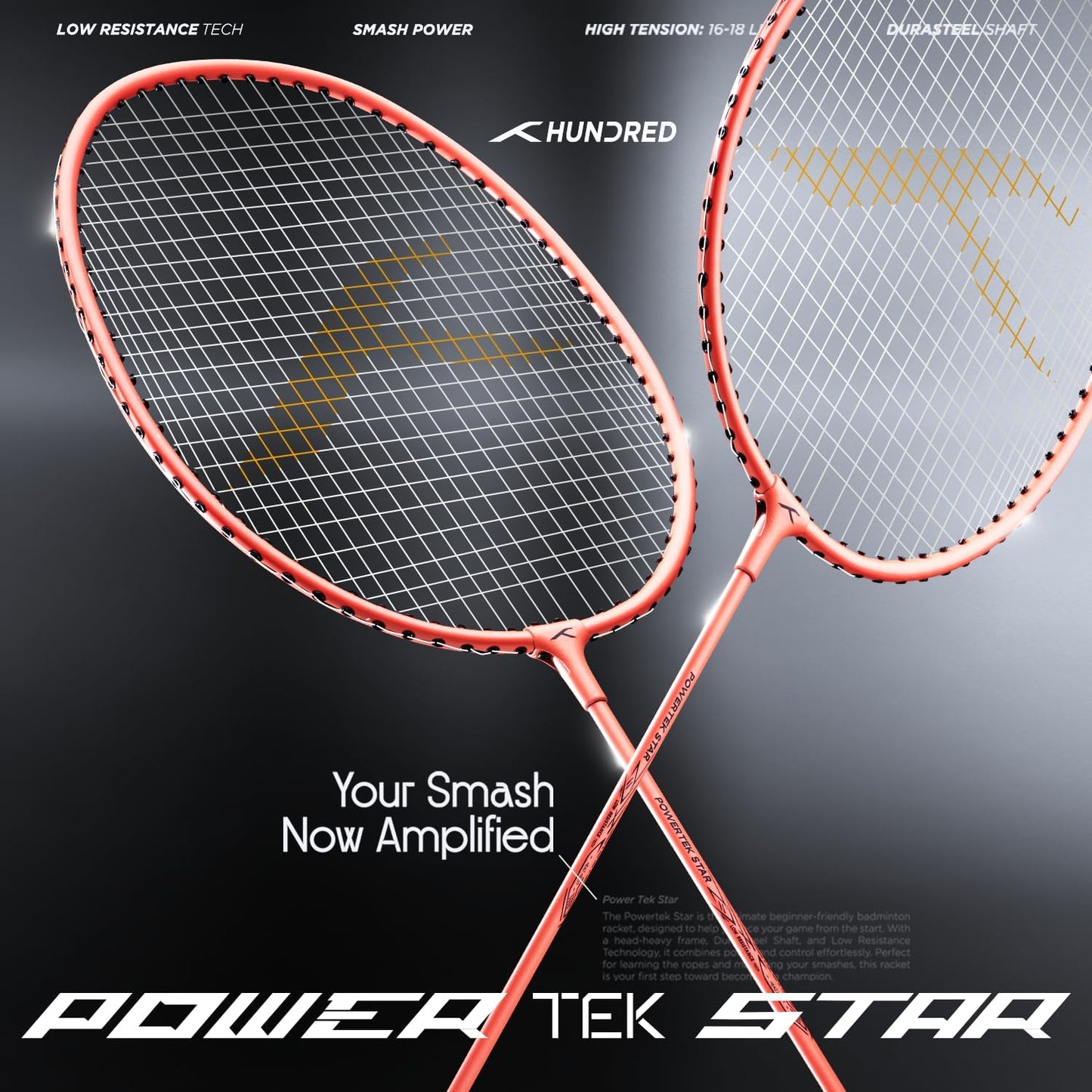 Hundred Badminton Racket 