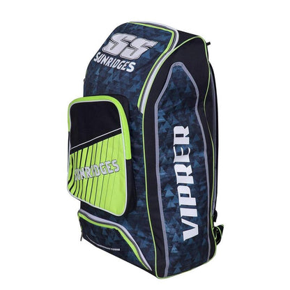 SS Viper Duffle Cricket Kit Bag | Für Männer & Jungen | Material: Polyester | 100% Dri Fit | Verstellbare Schnalle | Seitliche Netztasche