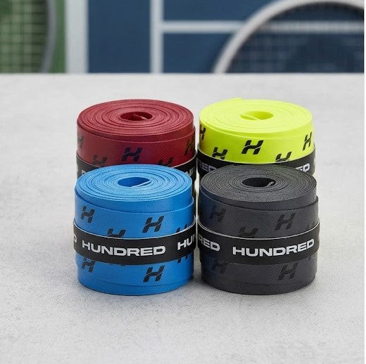 Hundred GTR Overgrip 25 – Hochwertiges Polyurethan-Griffband für mehr Komfort, Kontrolle und individuelle Dickeneinstellung. 24er-Pack