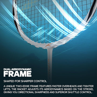 HUNDRED Hyfonic Lazer Badmintonschläger (5U, bespannt)  Präzise Kontrolle & Kraft