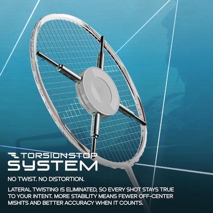 HUNDRED Hyfonic Lazer Badmintonschläger (5U, bespannt)  Präzise Kontrolle & Kraft