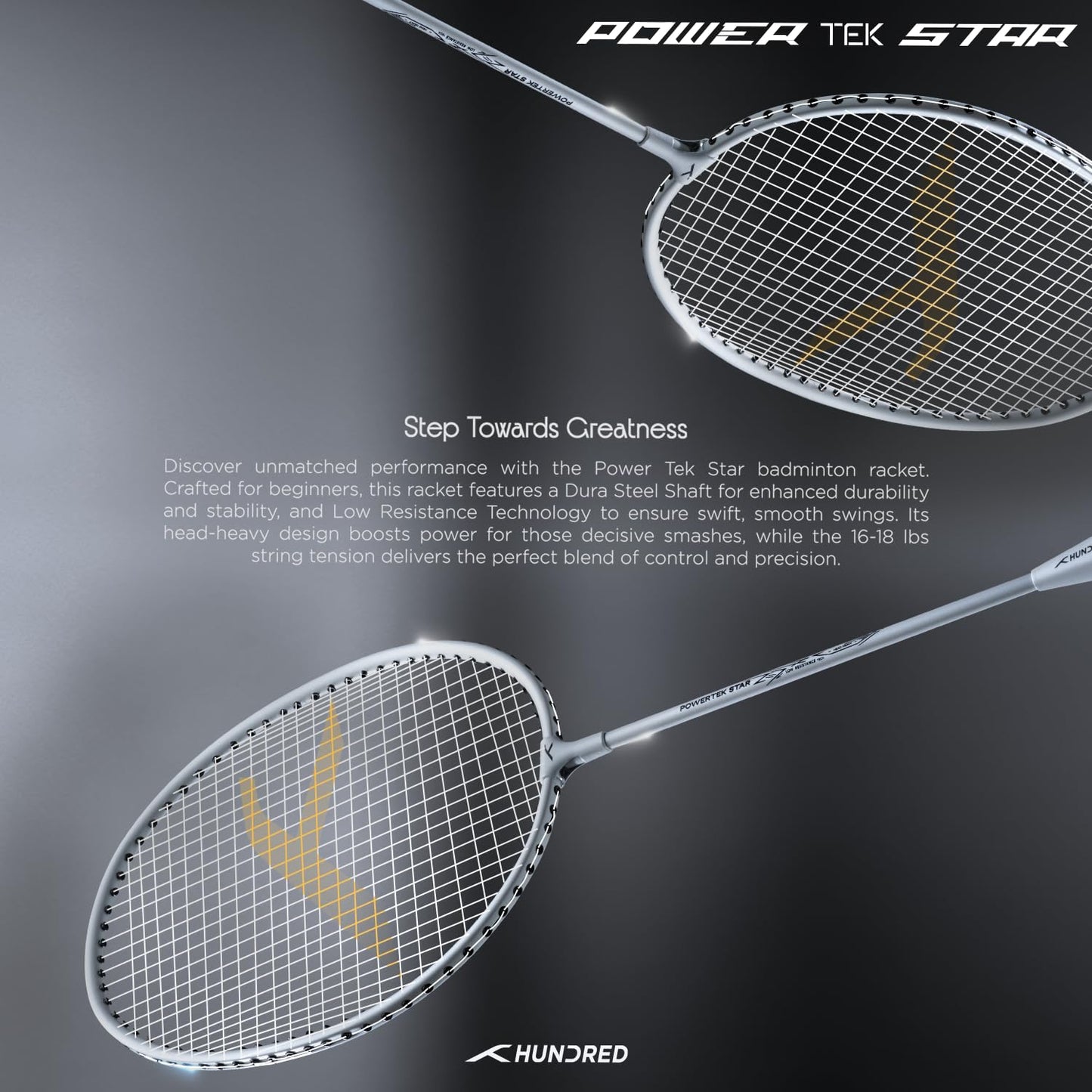 Hundred Badminton Racket 