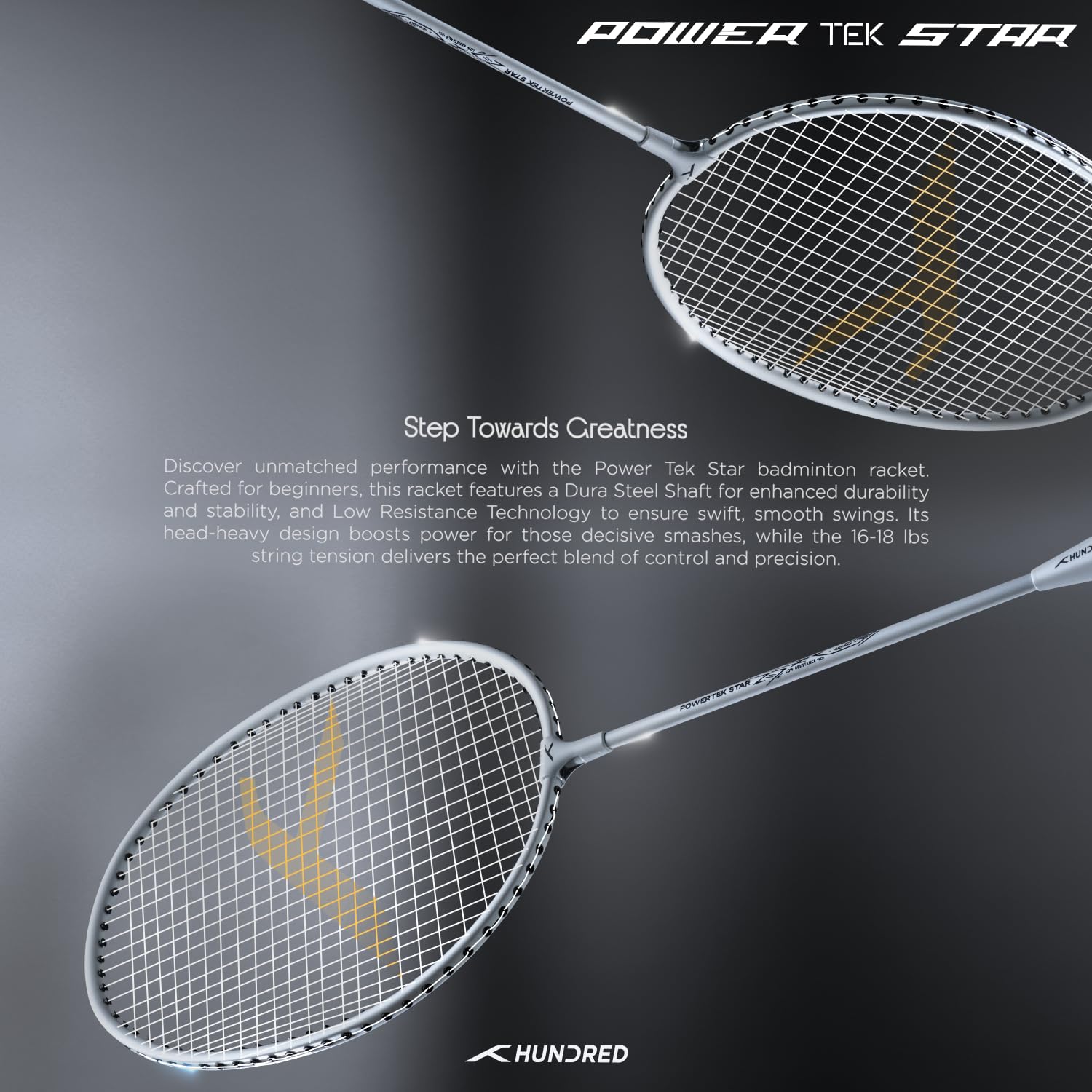 Hundred Badminton Racket 